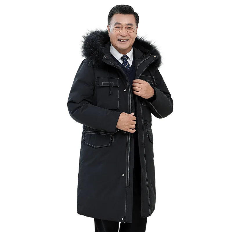 

white Mid down jacket