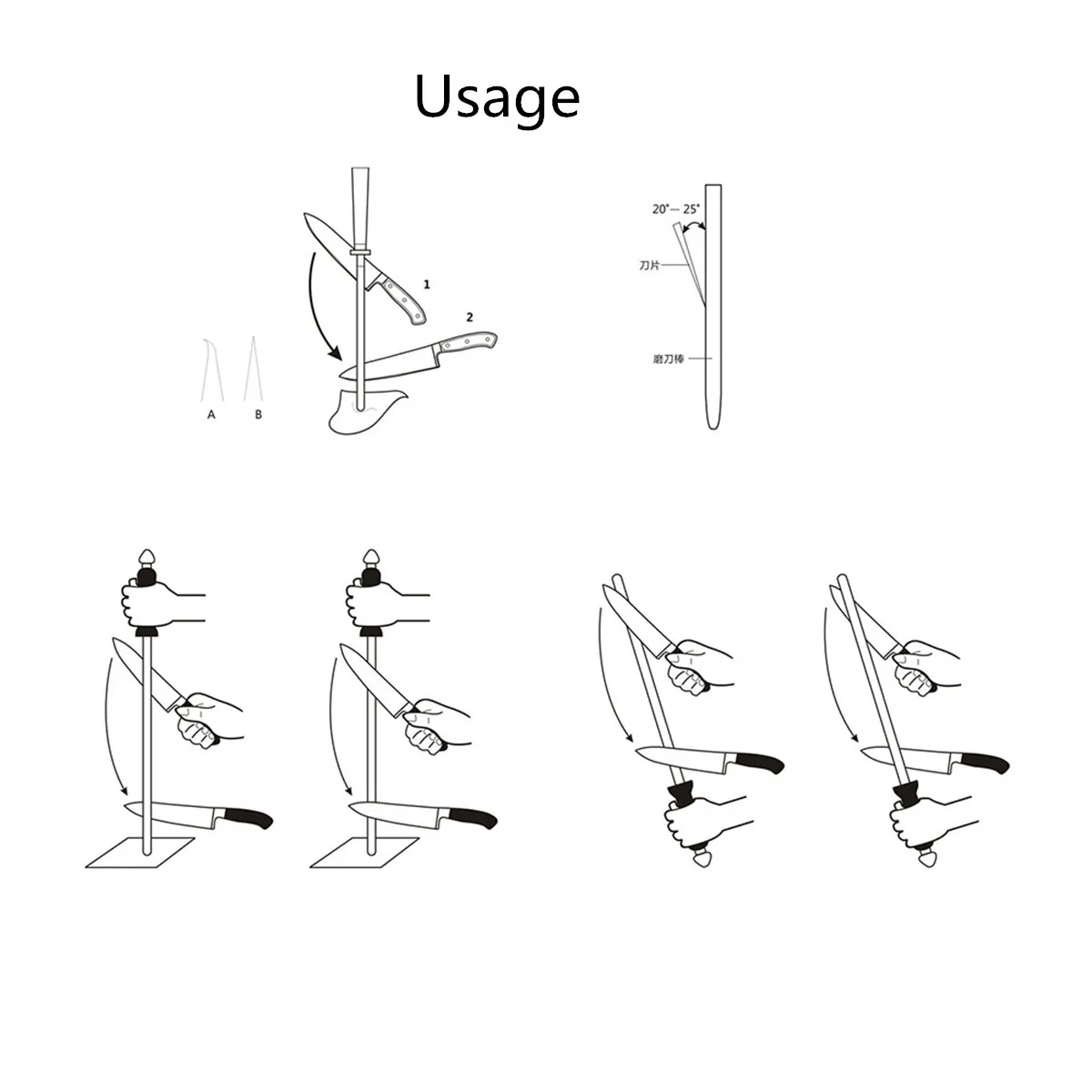 Алмазная точилка для стальных стержней 12 дюймов 31 см овальная меньше риска