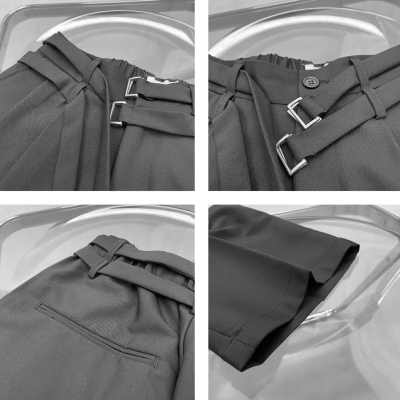 

Fashionable men's trousers, men's trousers, loose straight-leg casual pants, wide-leg pants 5XZ3 Size 36-44