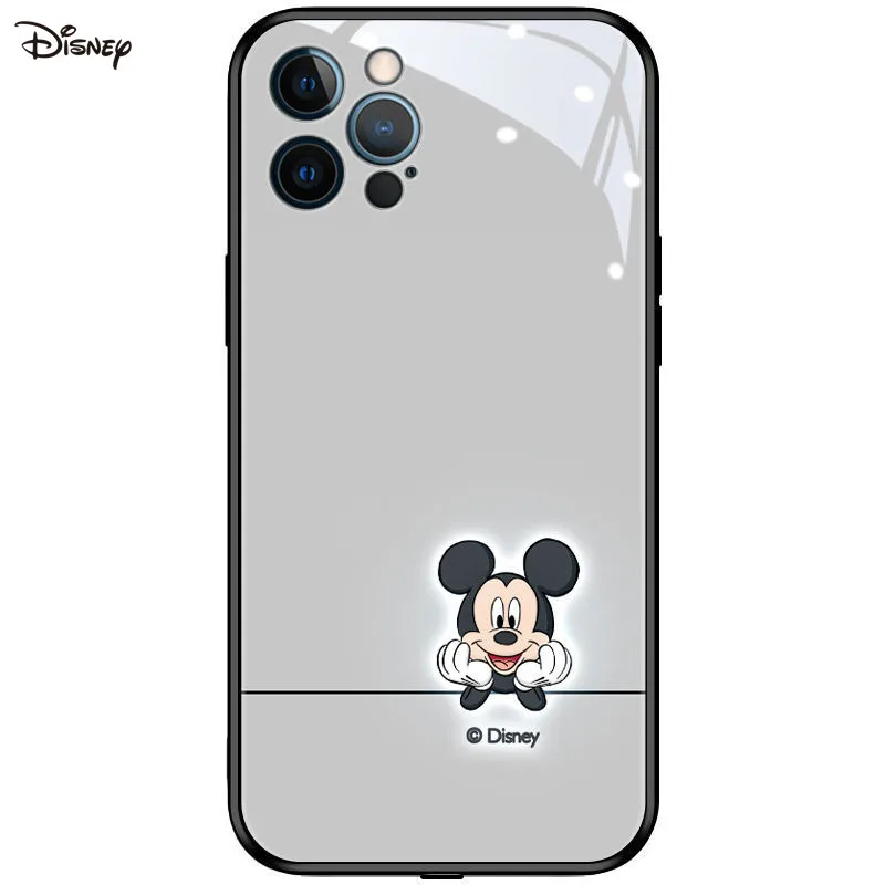 

Disney original lens protection phone case for iPhone8 case 7/8P/X/XR/XS/XSMAX/11/12Pro/12min Minnie Mickey phone cover