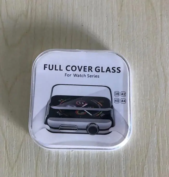 Полное покрытие, полностью гелевая стеклянная пленка для Apple Watch 4, 40, 44 мм, Защита экрана для iWatch серии 4, 3, 2, защитная пленка 38