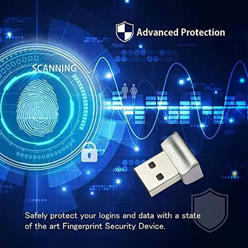 USB-модуль считывания отпечатков пальцев для Windows 7 8 10 11 HelloWindows биометрический