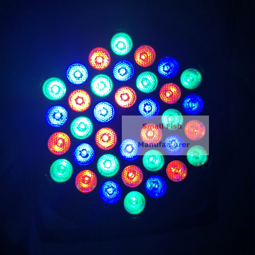 1 шт. 36X 3W плоский светодиодный светильник RGB светодиодный светильник DMX512 сценический светильник ing Luces Discoteca лазерный луч Luz De проектор Lumiere