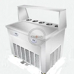 Одиночная Сковорода Из Нержавеющей Стали Таиланд рулоны для мороженого машина