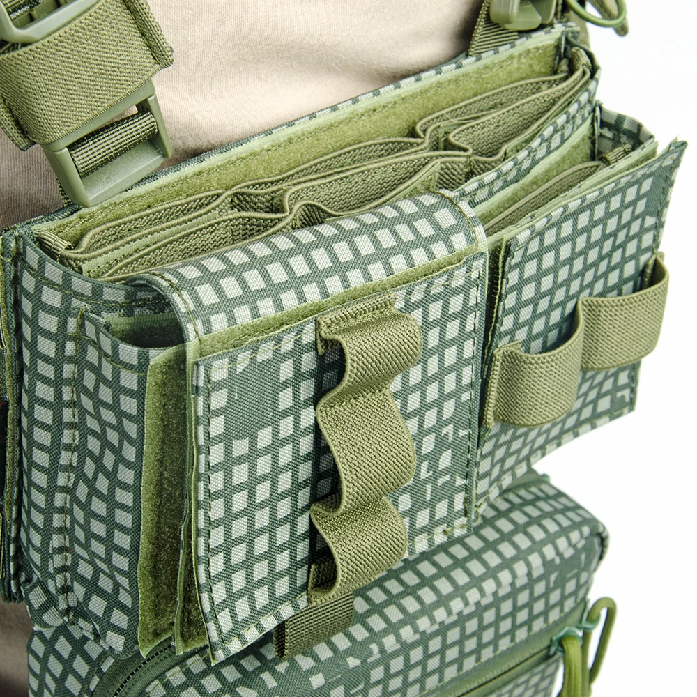 Тактический Жилет для страйкбола MK3 нагрудная Опора с откидным карманом M4 AK