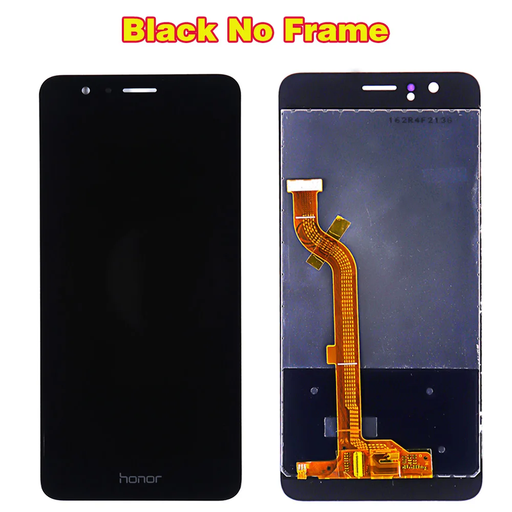 Huawei Honor 8 5,2 дюймов ЖК-дисплей сенсорный экран дигитайзер сенсор стеклянная панель в сборе для huawei Honor 8 FRD-L19 FRD-L09 - Цвет: Black without Frame