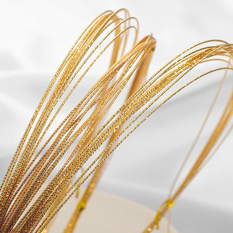 Проволока для бисероплетения позолоченная стальная проволока ювелирных изделий