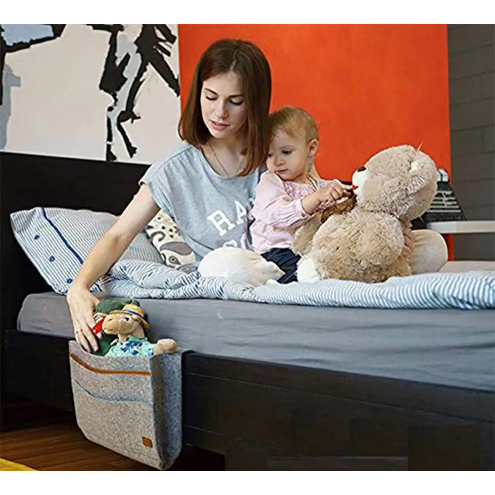 Прикроватный карманный домашний диван прикроватный стол войлочный подвесной