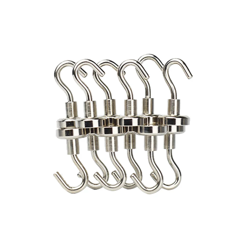

Magnetic Hook Strong Neodymium Magnets Hook for Home Kitchen Workplace Holding Hook