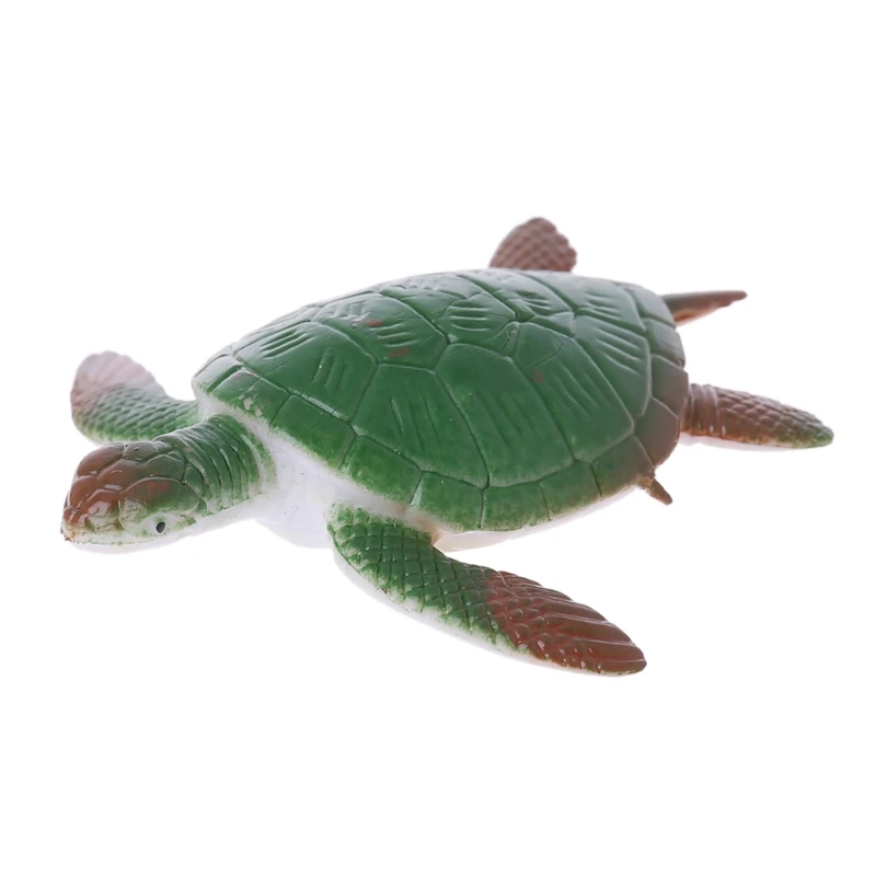 

85DE New 24Pcs Ocean Animals Figure Dolphin Turtle Whale Model Toys Sea Creatures