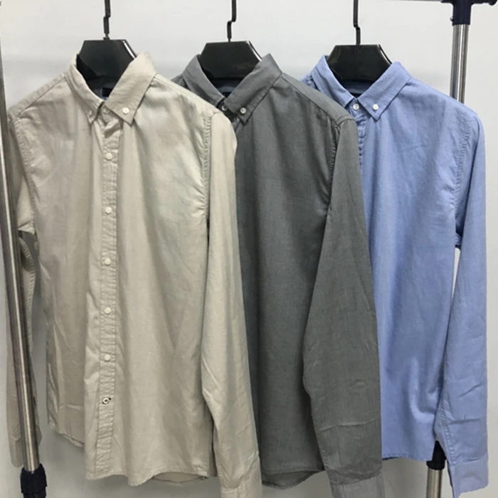 

TIM01 High Quality Twill Homme 100% Cotton Thick Camisa Masculina Men Long Sleeve Dress Shirts Fashion Casual Hombre Chemises