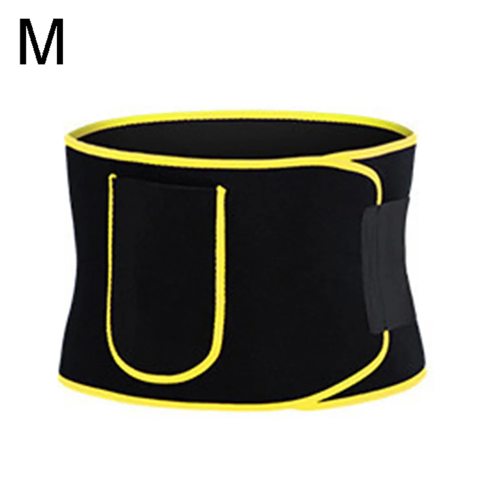 

Waist Support Trimmer Belt Exercise Weight Loss Gym Fitness Belts protector weightlifting adjustable lycra pocket training