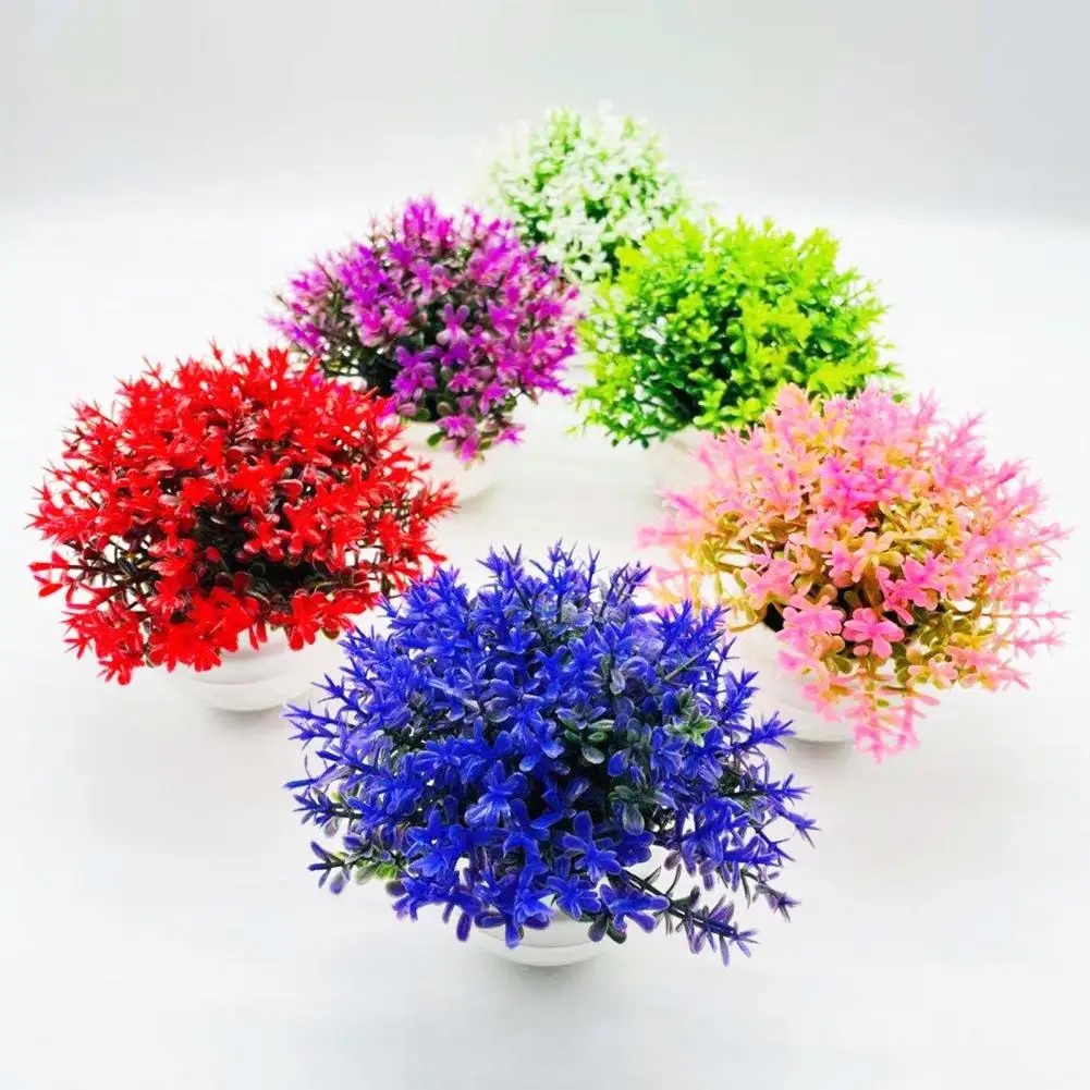 Искусственное растение горшок орнамент реквизит для фотографий пластиковая