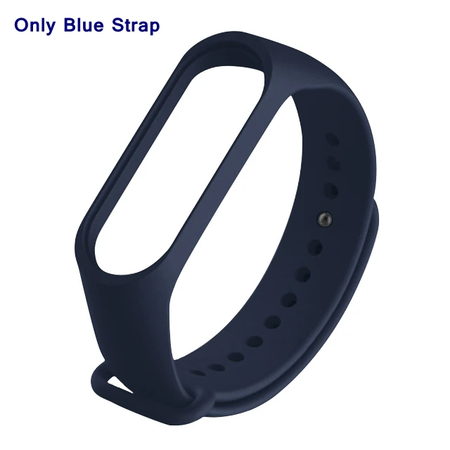 blue Для Xio mi Band 4 mi band 4 3 mi Band 4 ремешок на запястье для Xiaomi mi Band 4 3 силиконовый розовый сменный Браслет ремешок для часов - Цвет: blue