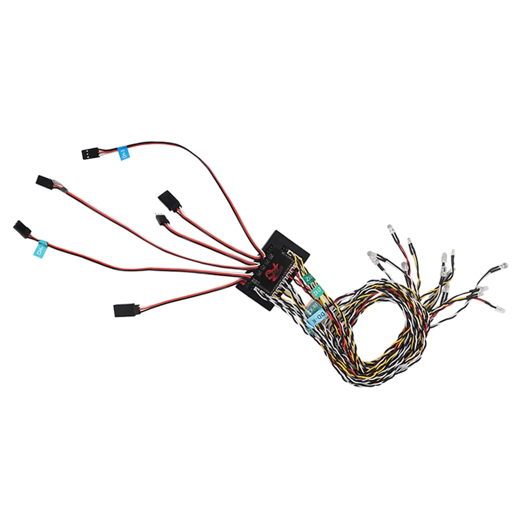 

RC Linkage LED Lights Lamp Group for -4 4 Defender 1/10 RC Car