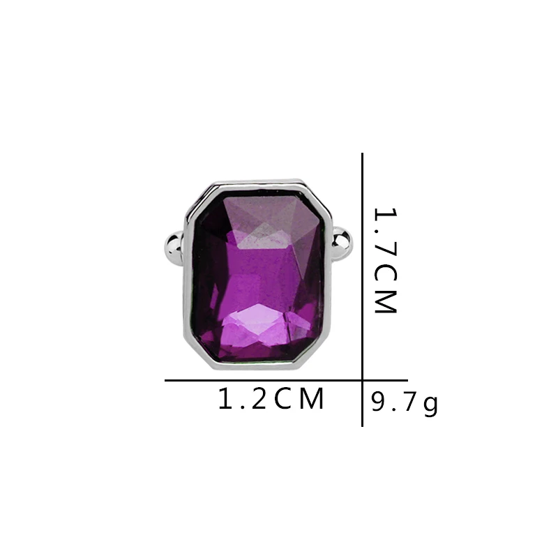 Настоящие запонки с камнями розовый синий фиолетовый зеленый оранжевый