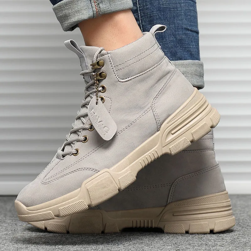

2021 New Men's Autumn Martins Precision Stitching Stylish Leisure Sneakers Man Non-slip Wear Resitant Anti-Odor Casual Shoes