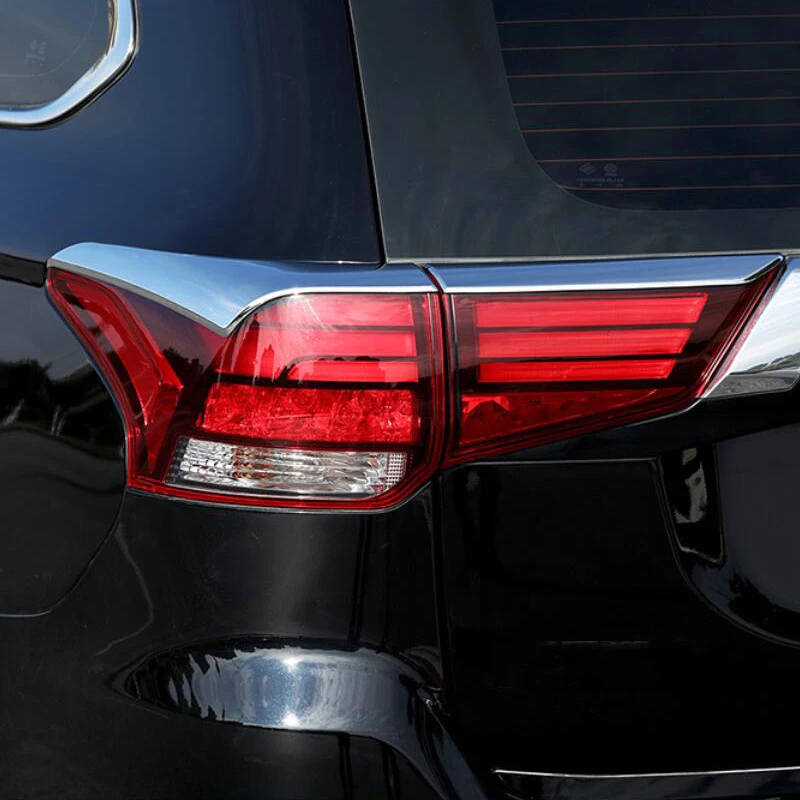 Для Mitsubishi Outlander 2016 -2019 ABS хромированный задний светильник стример отделка фонарь