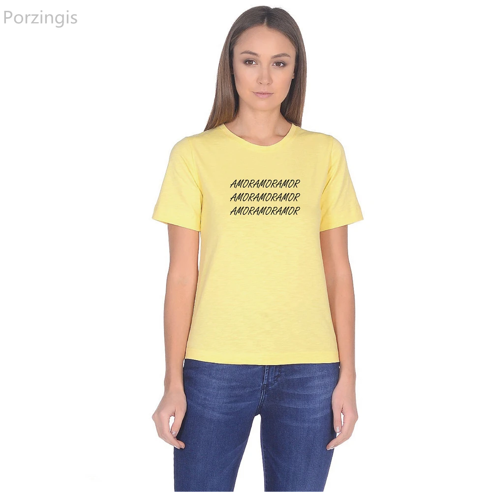 Porzingis женская футболка с русскими надписями модная любовь сериал летние