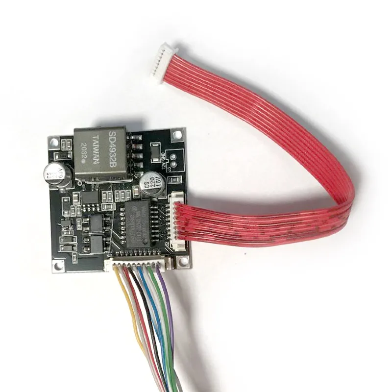 Плата модуля POE 8 контактов Power Over Ethernet для сетевой IP-камеры видеонаблюдения 12 В