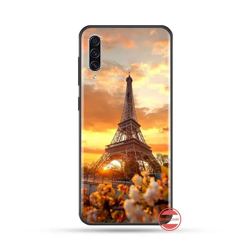

France Paris the Eiffel Tower Phone Case For Samsung A20 A30 30s A40 A7 2018 J2 J7 prime J4 Plus S5 Note 9 10 Plus