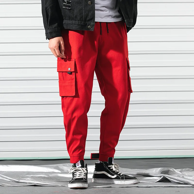 Мужские камуфляжные шаровары с боковыми карманами Zogaa повседневные брюки в стиле