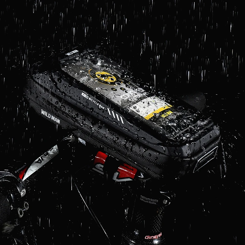 detachable bycicle phone holder bag for iphone 13 12 pro max rainproof touch screen bike storage pouch cycling gps supports free global shipping