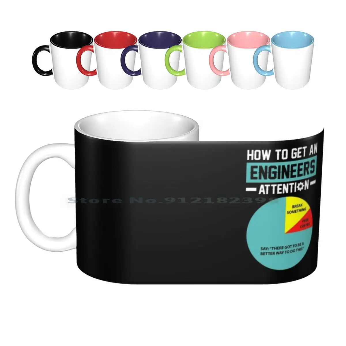 

How To Get An Engineers Attention : Engineering Funny Ceramic Mugs Coffee Cups Milk Tea Mug Engineer Aerospace Building