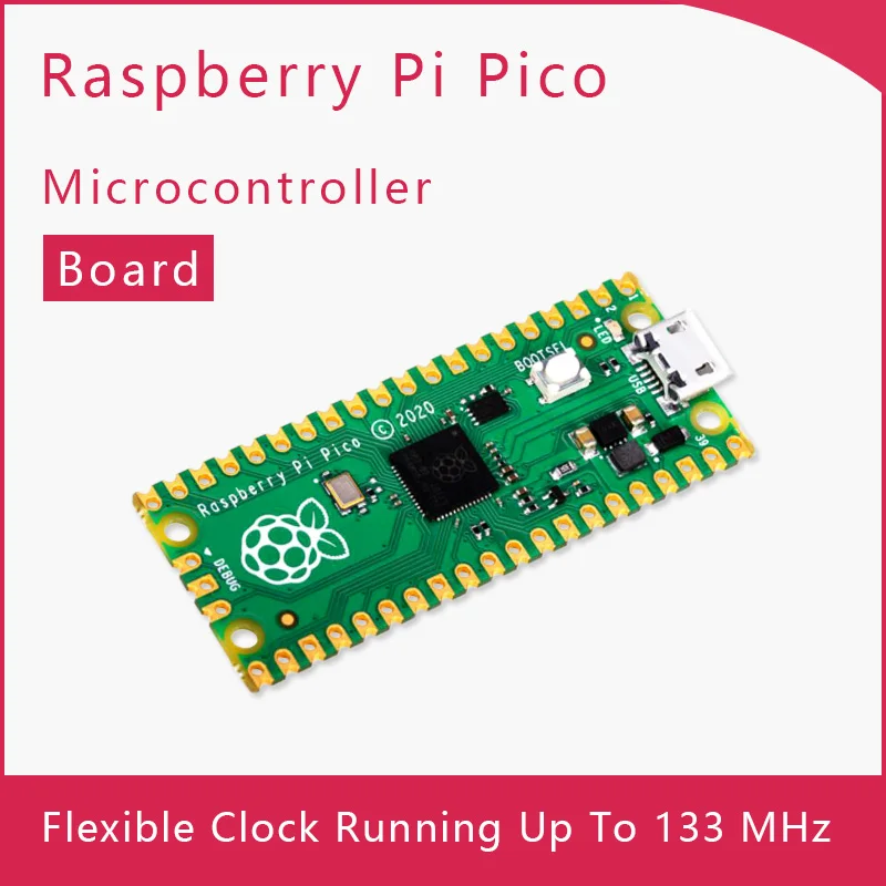 Микрокомпьютер Raspberry Pi Pico крошечная быстрая и универсальная плата встроенная в