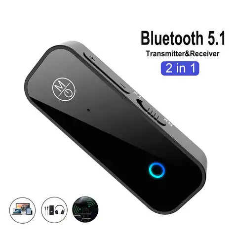 2 в 1 приемник-передатчик Bluetooth 5,1 с разъемом 3,5 мм