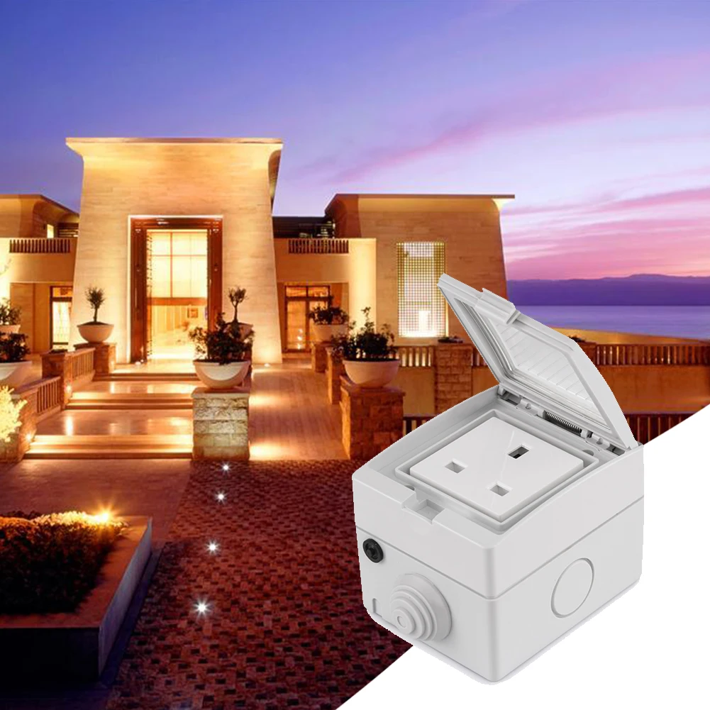 Беспроводная WiFi умная розетка наружная Водонепроницаемая приложение