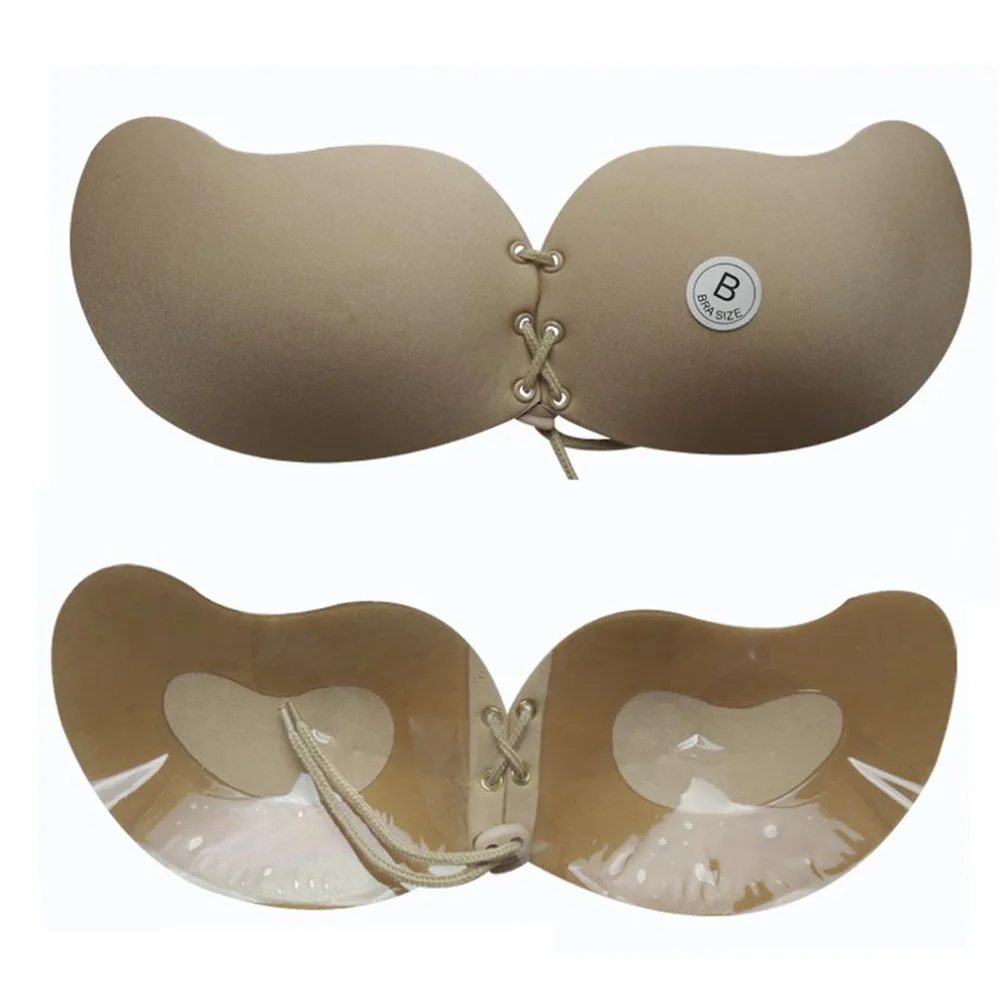 Сексуальный Невидимый бюстгальтер без бретелек женский пуш ап силиконовый на