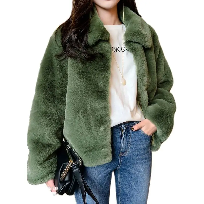 Новинка 0825 модная женская зимняя одежда короткий утепленный шерстяной теплый