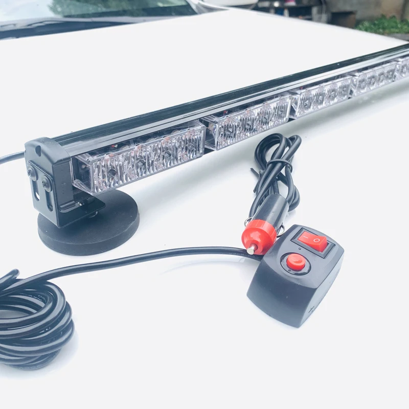 Магнитная Автомобильная мигающая светодиодная балка полицейская лампа пожарный