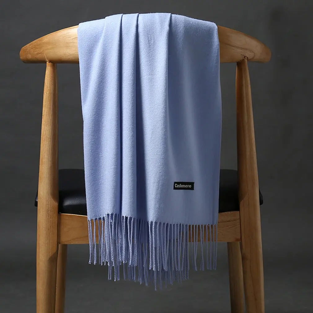 

Hot Cashmere scarves women shawls and wraps winter lady pashmina long head scarf hijabs stoles warm scarves manteau femme hiver