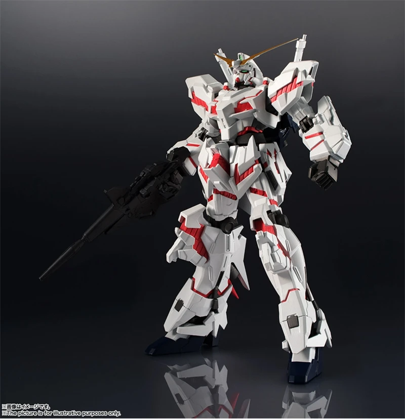 Bandai Gundam Вселенной GU воина гундама Yuanzu Единорог крыльев бабочки на готовой продукции ПВХ figma модель игрушка кукла аниме Рисунок