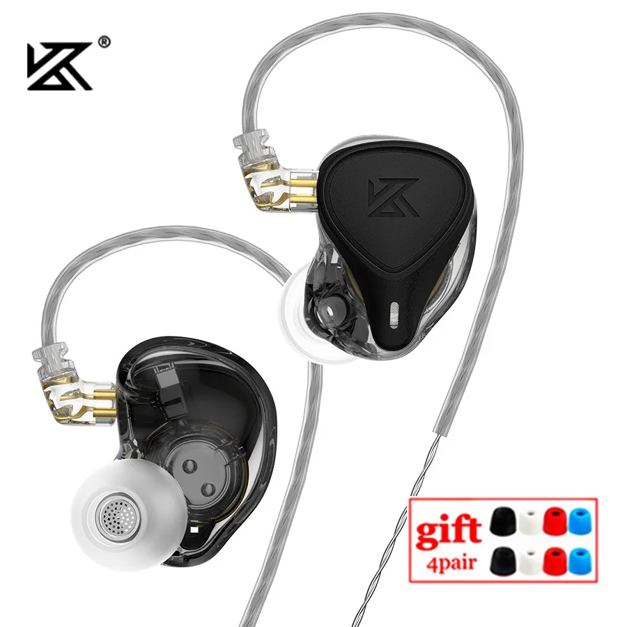 KZ ZEX Pro Electrostatic +Dynamic+Balanced In-Ear Earphone Noice Cancelling Sport Game HIFI Headset Detachable Cable EDX EDS ZSN |