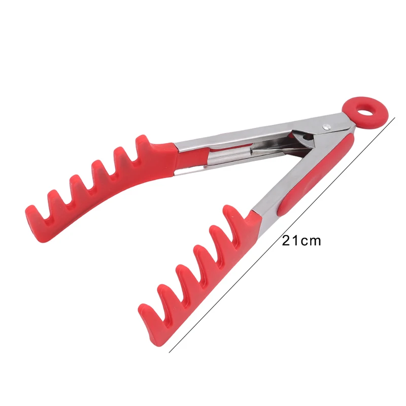 9 дюймов силиконовые нейлоновые щипцы для лапши Паста спагетти пищевые зажимы