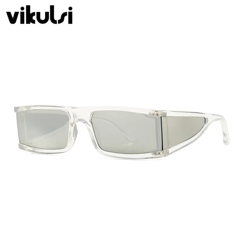 Очки солнцезащитные женские зеркальные винтажные маленькие квадратные модные