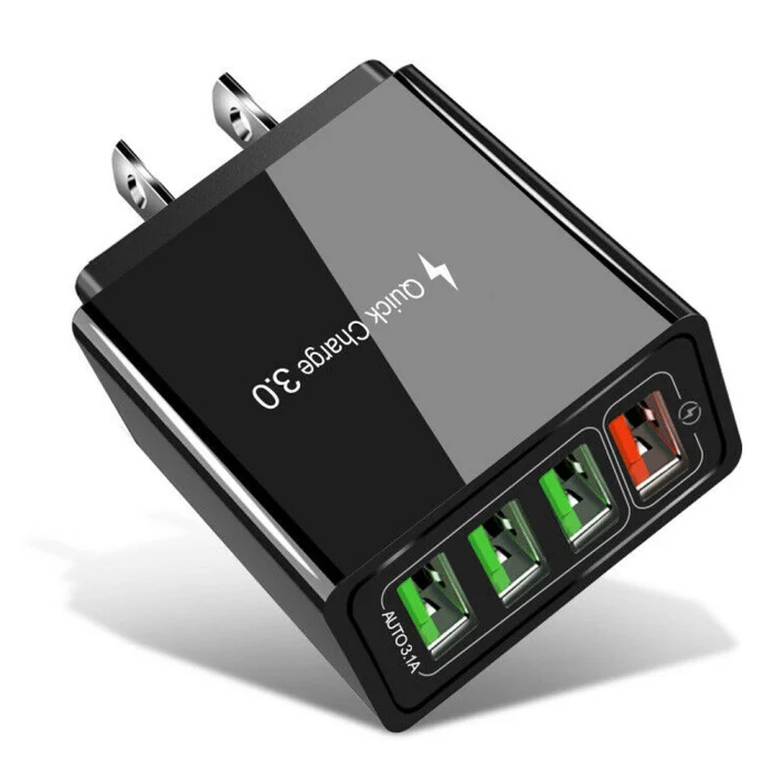 QC3.0 быстрое зарядное устройство 4 usb порта концентратор настенное зарядное устройство адаптер питания JR предложения