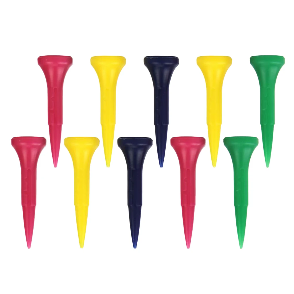

10 Count Professional Golf Tee Cushion Top Tees Training Aids Accessories