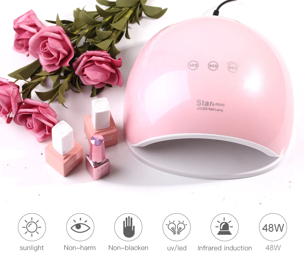 УФ светодиодный светильник lulaa 38 Вт Сушилка для ногтей Гель лак отверждения света