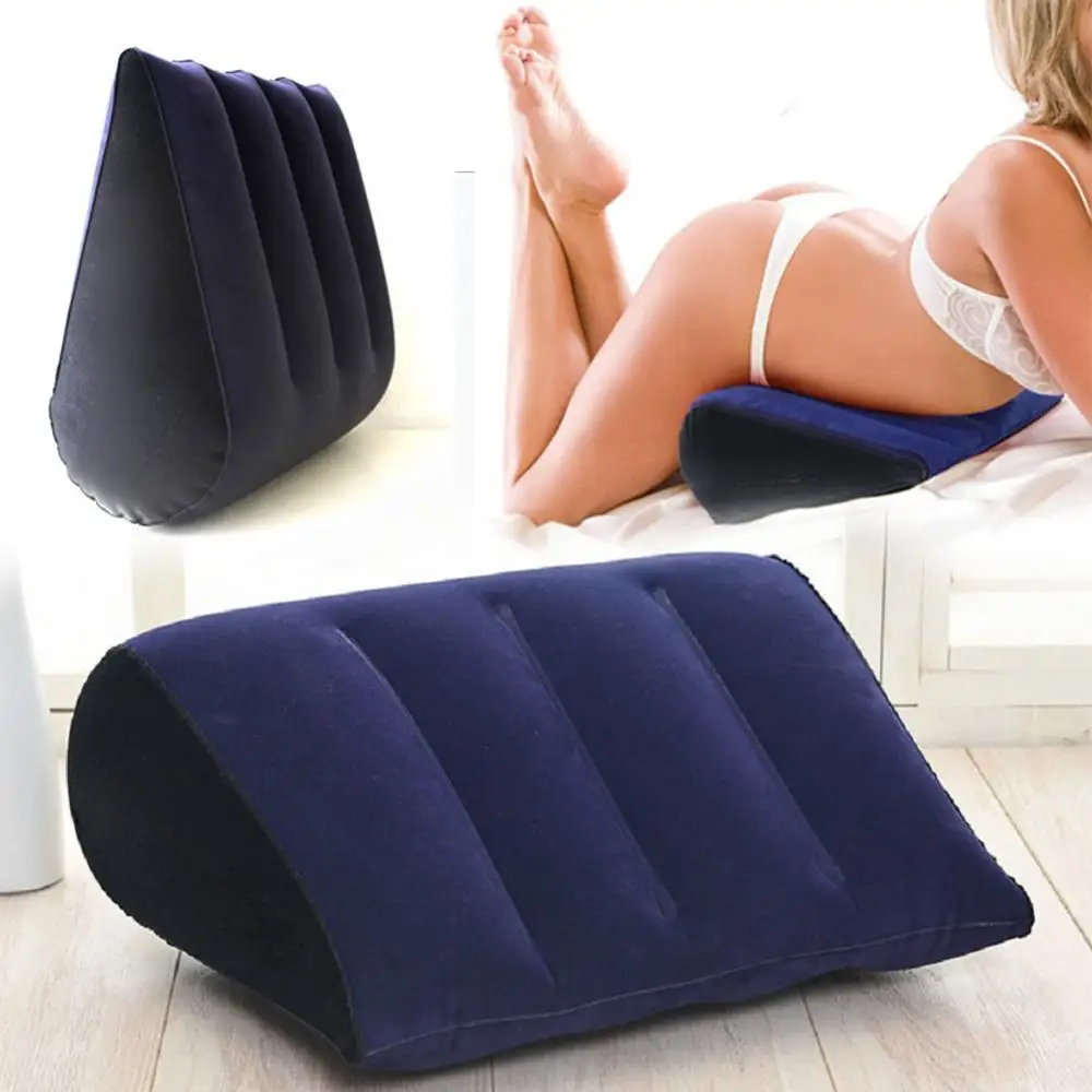 

New Arrival Durable 45 *16 * 36cm Inflatable Aid Wedge Durable Pillow Love Position Cushion Couple Comfortable Soft Furniture