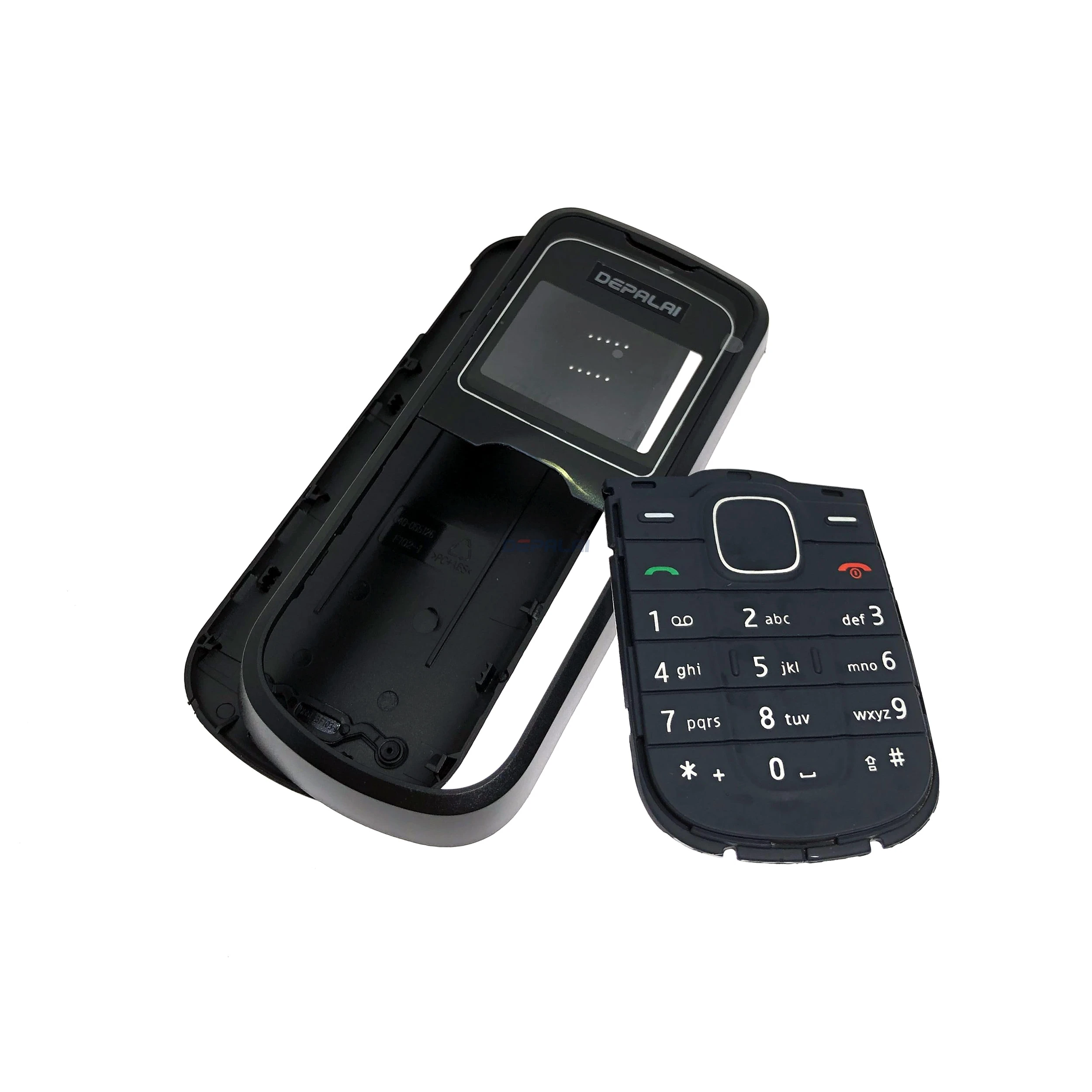 Для Nokia 1202 1200 1208 Корпус Передняя Лицевая панель + задняя крышка Крышка батарейного