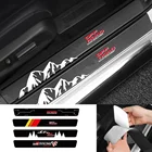 Устойчивая к царапинам Защитная Наклейка для Toyota TRD OFF ROAD GR Racing 3D углеродное волокно защита для порога автомобиля против потертостей автомобильные аксессуары