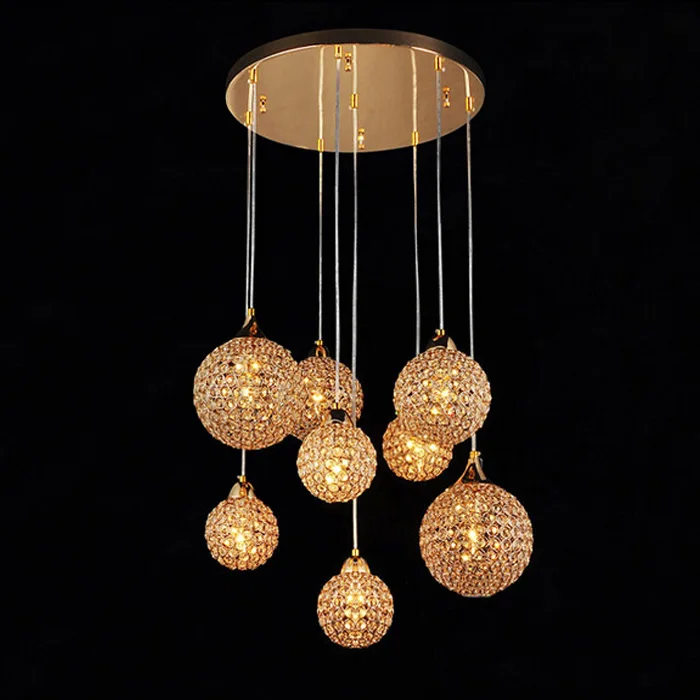 

modern luminaire glass ball bedroom restaurant hanglamp