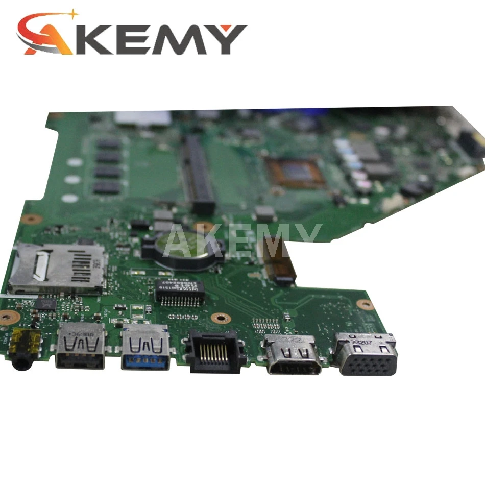 

Akmey X550VB motherboard For Asus X550VB X550CC X550CL X552C A550C K550C laptop motherboard Test OK 4G RAM i3-2370M GT740M