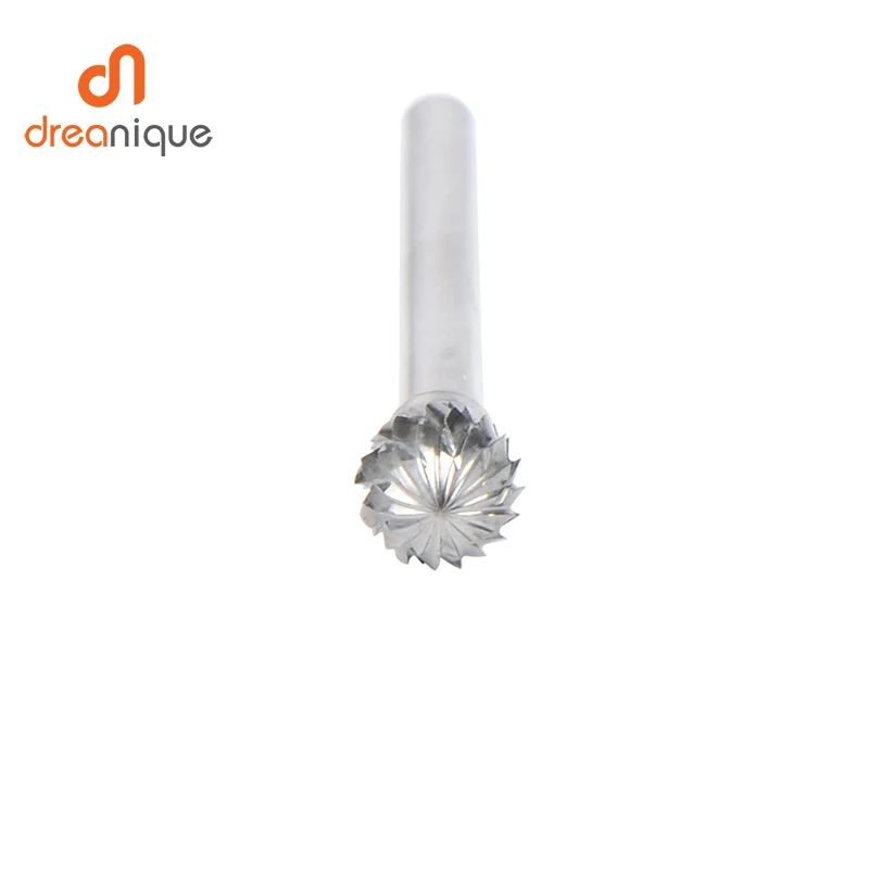 5 шт./лот d0503 твердосплавная D шаровая Головка 6*5 мм вращающаяся фреза для шлифовки