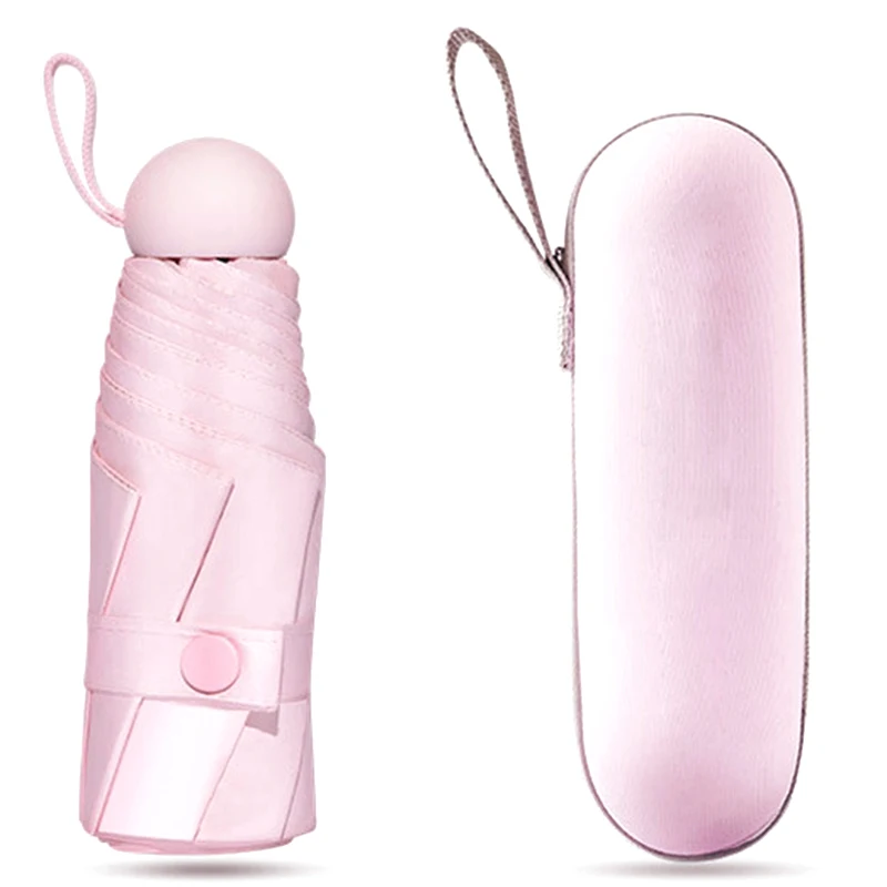 BESTMini детский ветрозащитный цветной Карманный Зонт от дождя Женский анти УФ