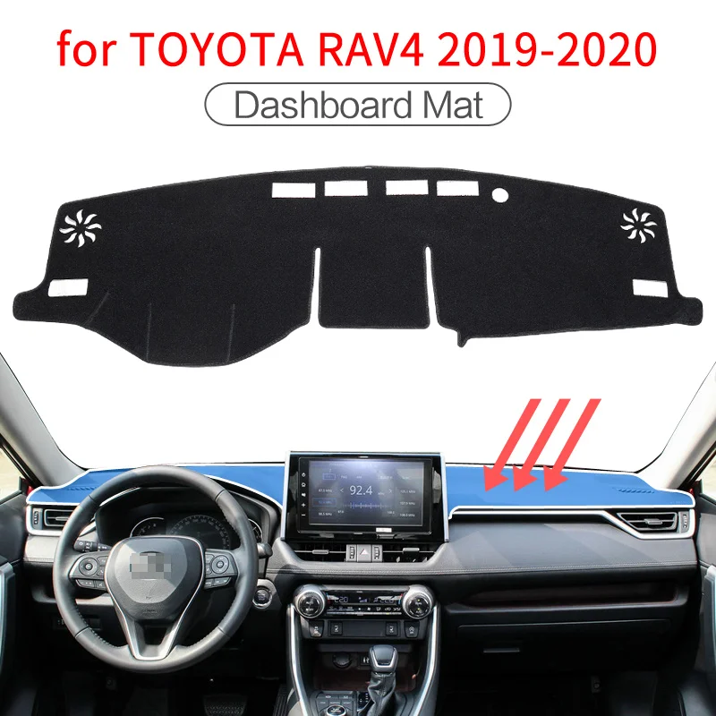 Smabee Voor Toyota RAV4 2019 - 2021 XA50 Rav 4 Anti-Slip Auto Dash Mat Dashmat Beschermende Tapijt Dashboard cover Pad Accessoires